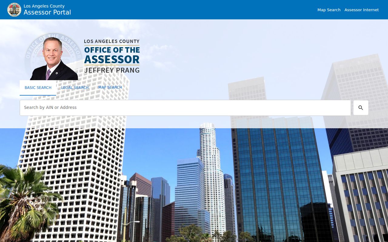 Carson people search using the Los Angeles County Assessor Portal